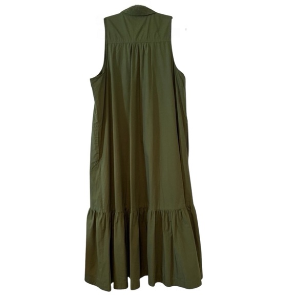Anthropologie Maeve Green Size M Maxi Dress. - Picture 3 of 3